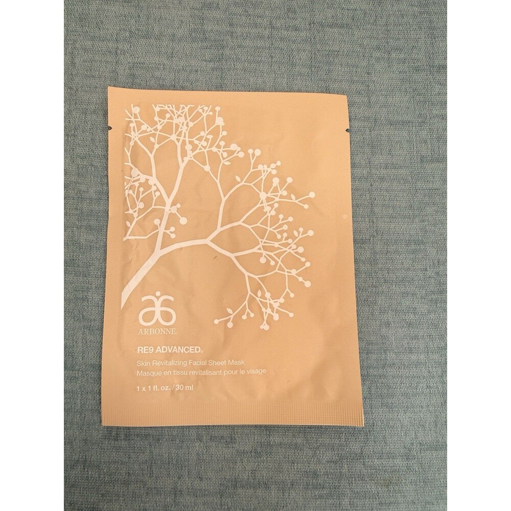BRAND NEW Arbonne RE9 Advanced Facial Sheet Mask